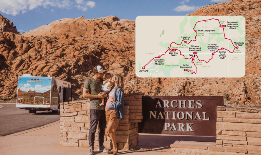 5 National Parks in Utah and more - a ready motorhome route around the USA – image 1