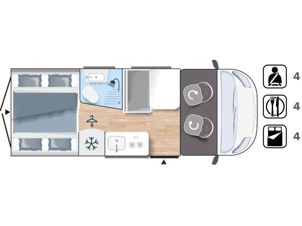 Chausson - V594MAX wnętrze