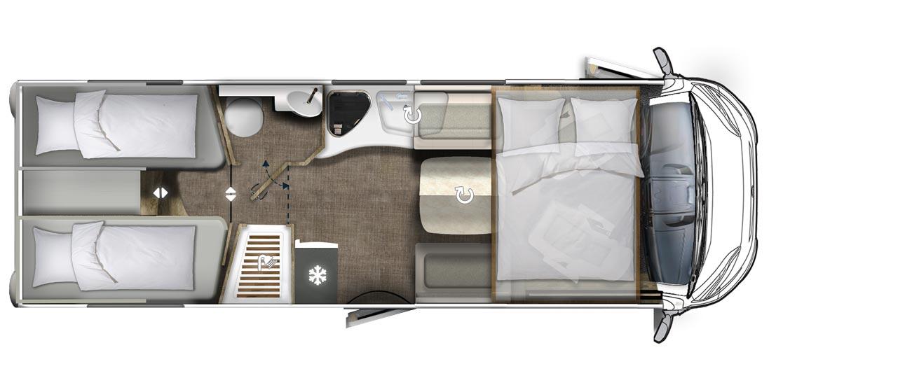 Eura Mobil - Integra Line 720 EF interior