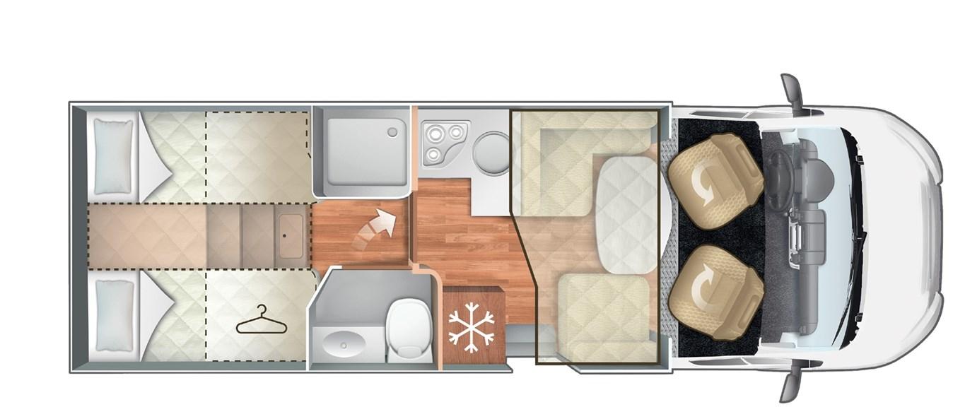 Caravans International - CI 84XT interior