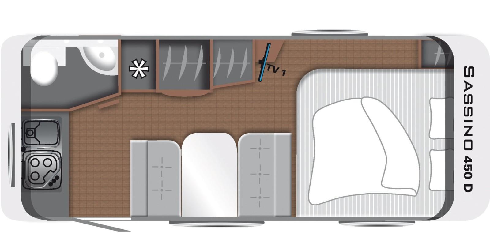 LMC - Sassino 450 D DMC 1200 kg interior