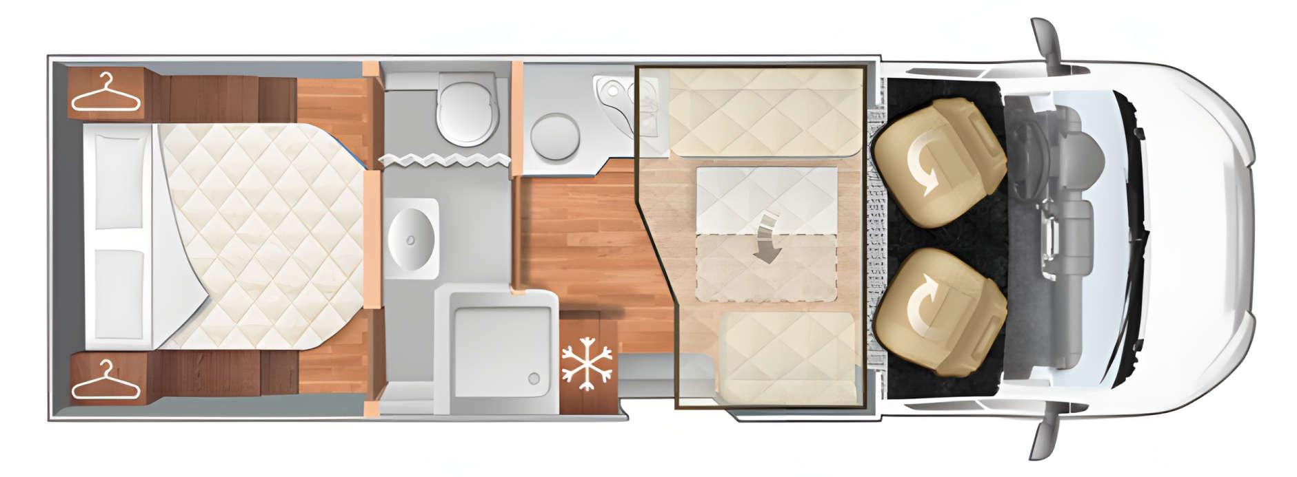 Roller Team - Zefiro 266 TL interior