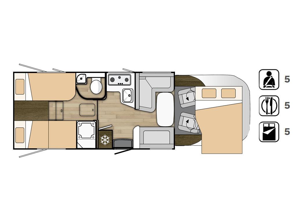 Benimar - Tessoro 463 NK interior