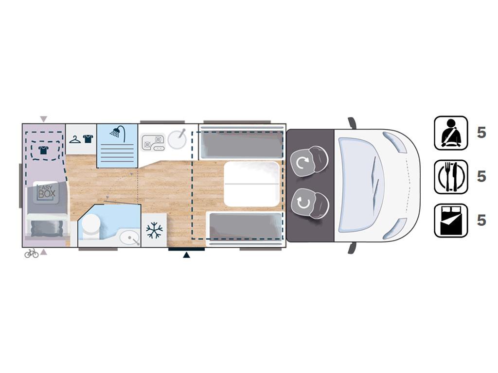 Chausson -  720 Titanium wnętrze