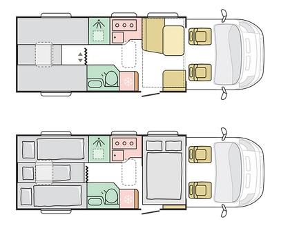 Adria - Matrix Axess 670 SL wnętrze