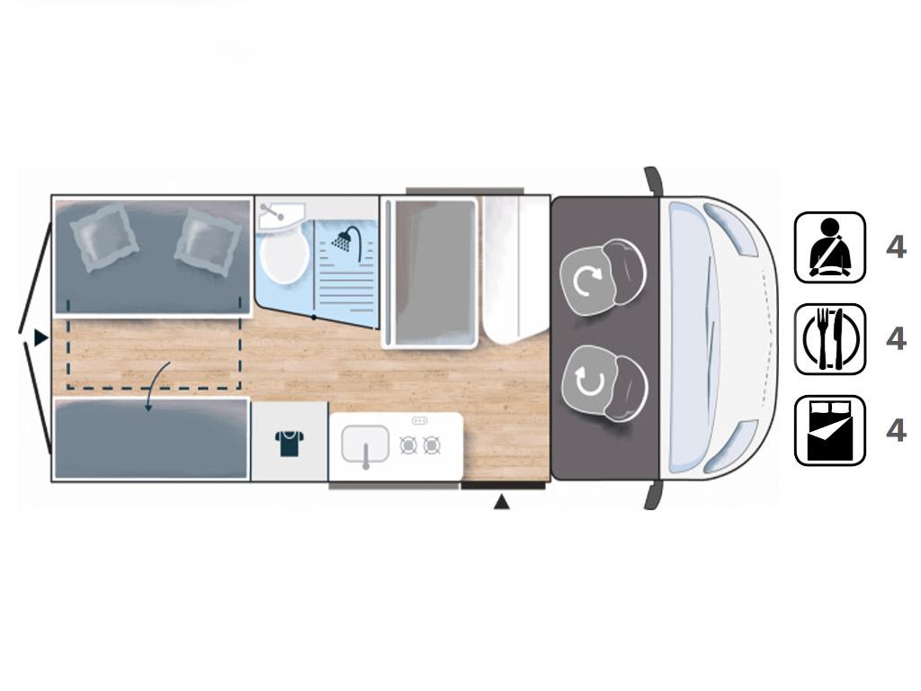 Chausson - V 594 Max First Line wnętrze