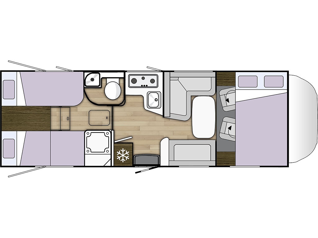 Benimar - Sport 363 wnętrze