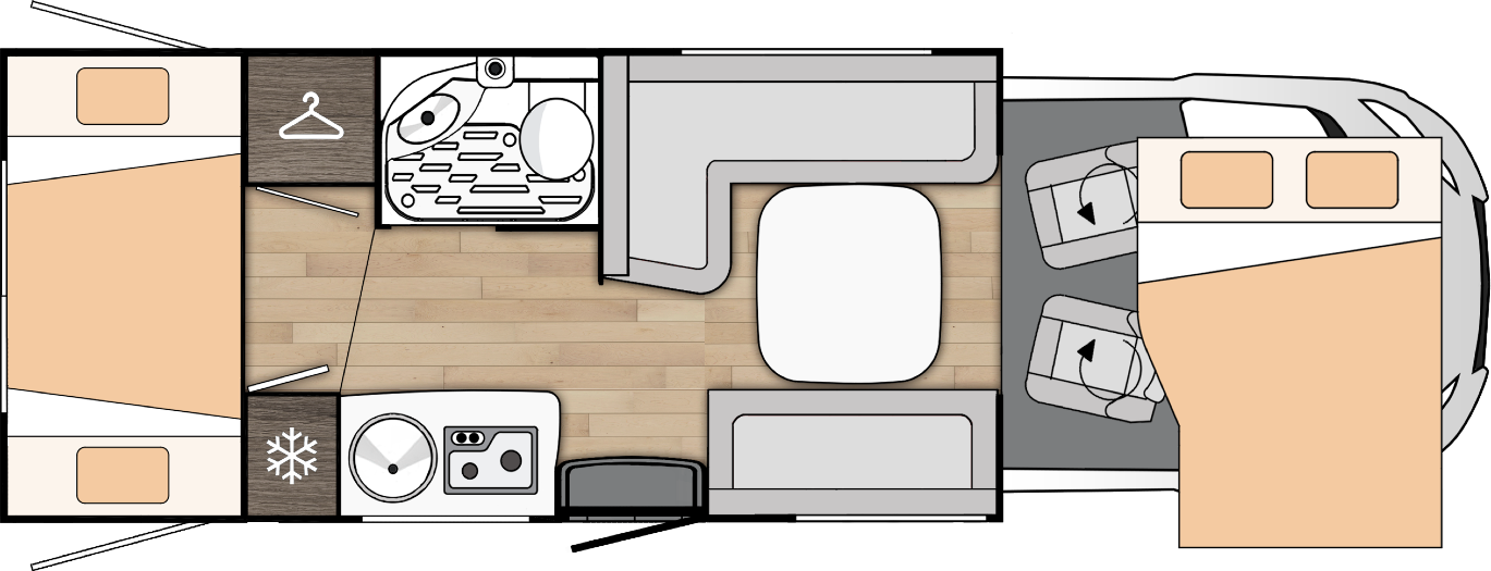 Benimar - Tessoro 425 T26 interior