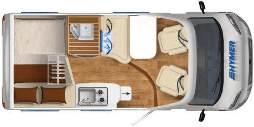 Hymer kokietuje w wadze lekkiej na Caravan Salon 2015 – zdjęcie 4