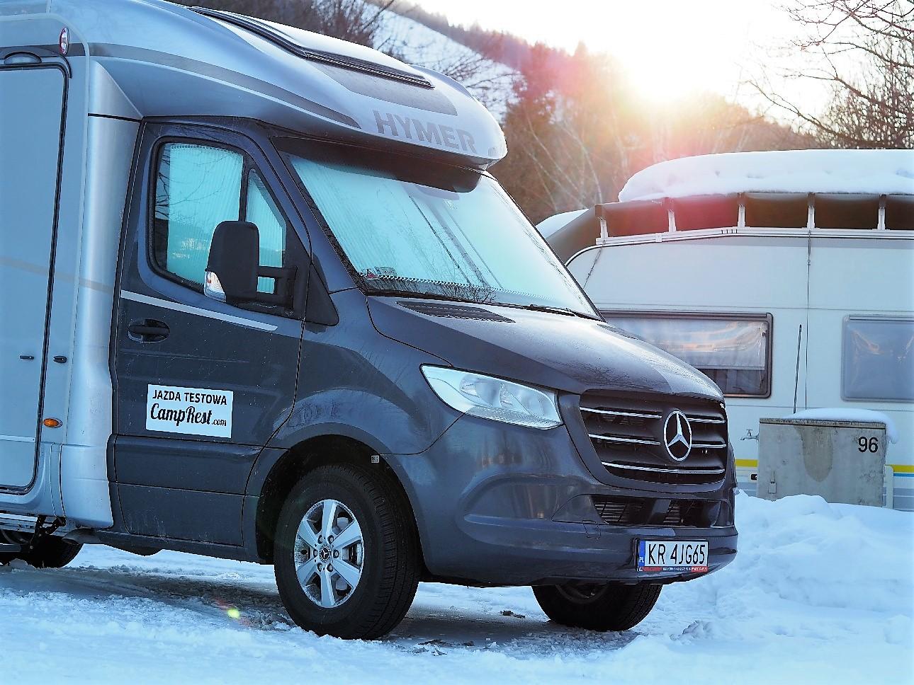 Zimowy wyjazd kamperem Hymer BMC T 580 - test CampRest – zdjęcie 4