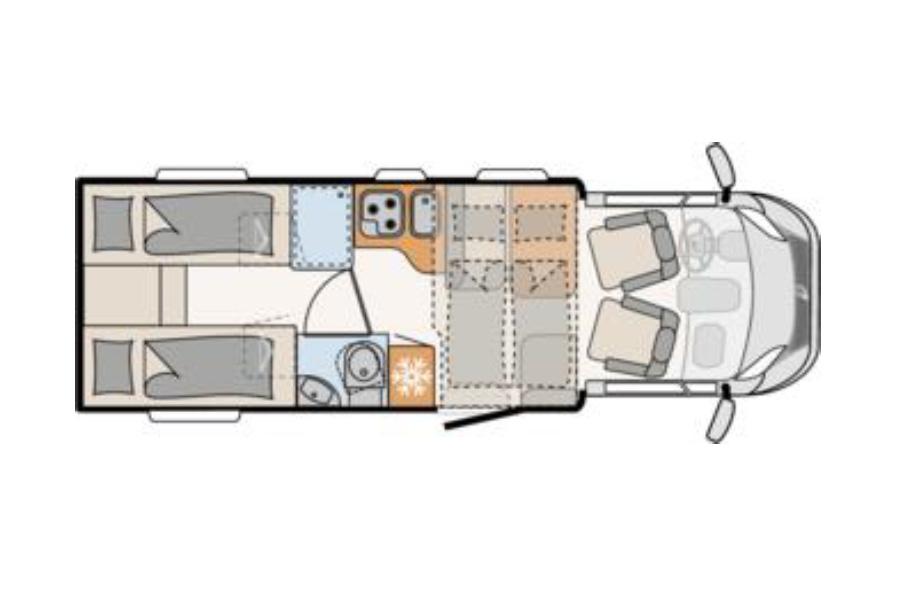 Dethleffs T 7057 EB - for a getaway with friends – image 1