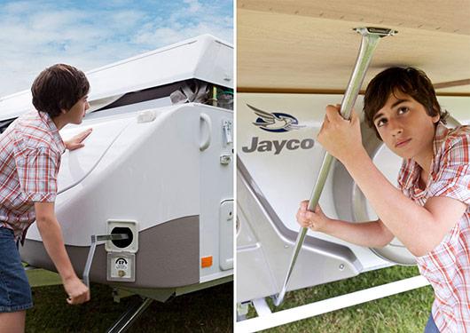 Travel safely with the whole family in the Jayco Swan Outback trailer – image 2