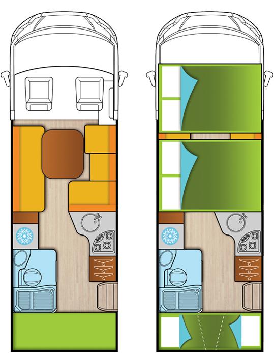 Forster I726 VB – kamper dla sześcioosobowej rodziny – zdjęcie 2