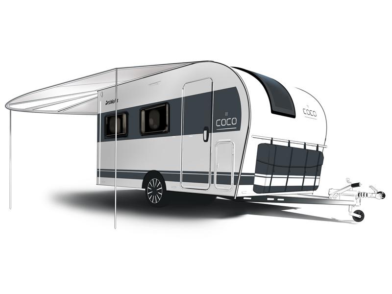 Dethleffs Coco - a lightweight and multifunctional trailer – image 1