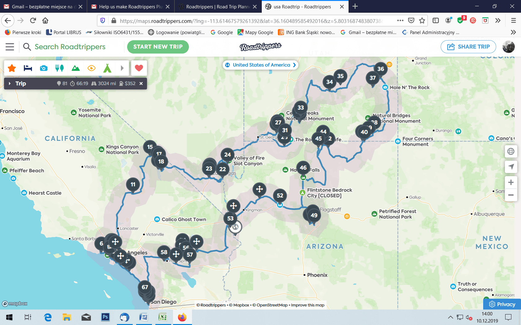 Visiting the USA in a motorhome. West Coast - Route – image 1