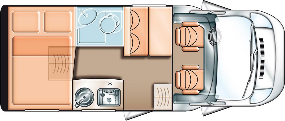 Carado T 132 motorhome - small, compact and functional – image 2