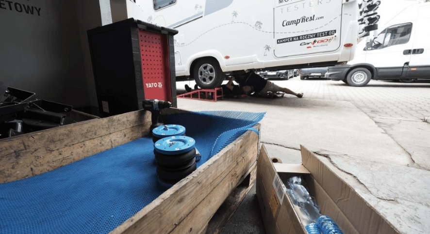 Air suspension for motorhome – main image