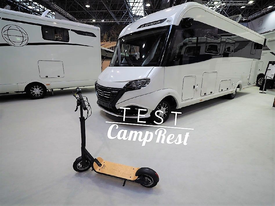 Scooter in a camper van - Egret 10. Test CampRest – main image