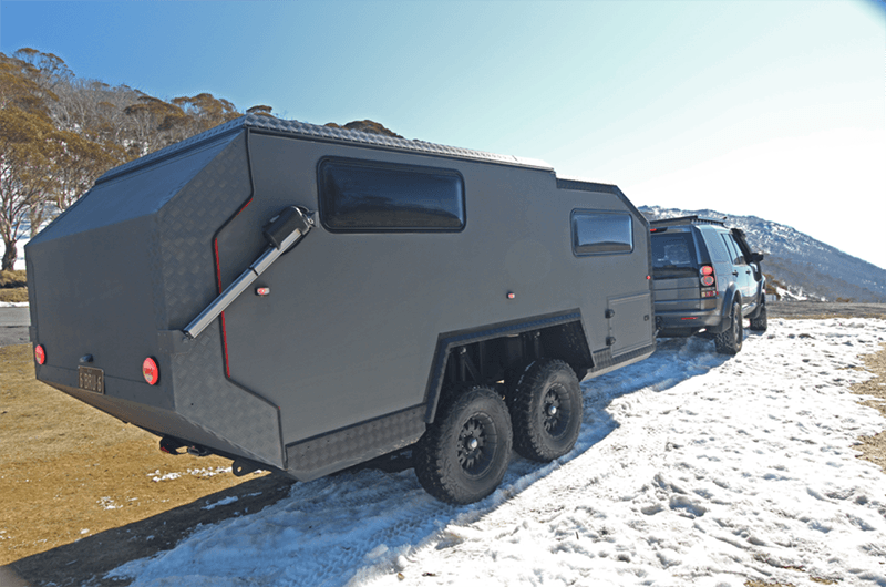 Bruder EXP-6 - a trailer in the field – main image