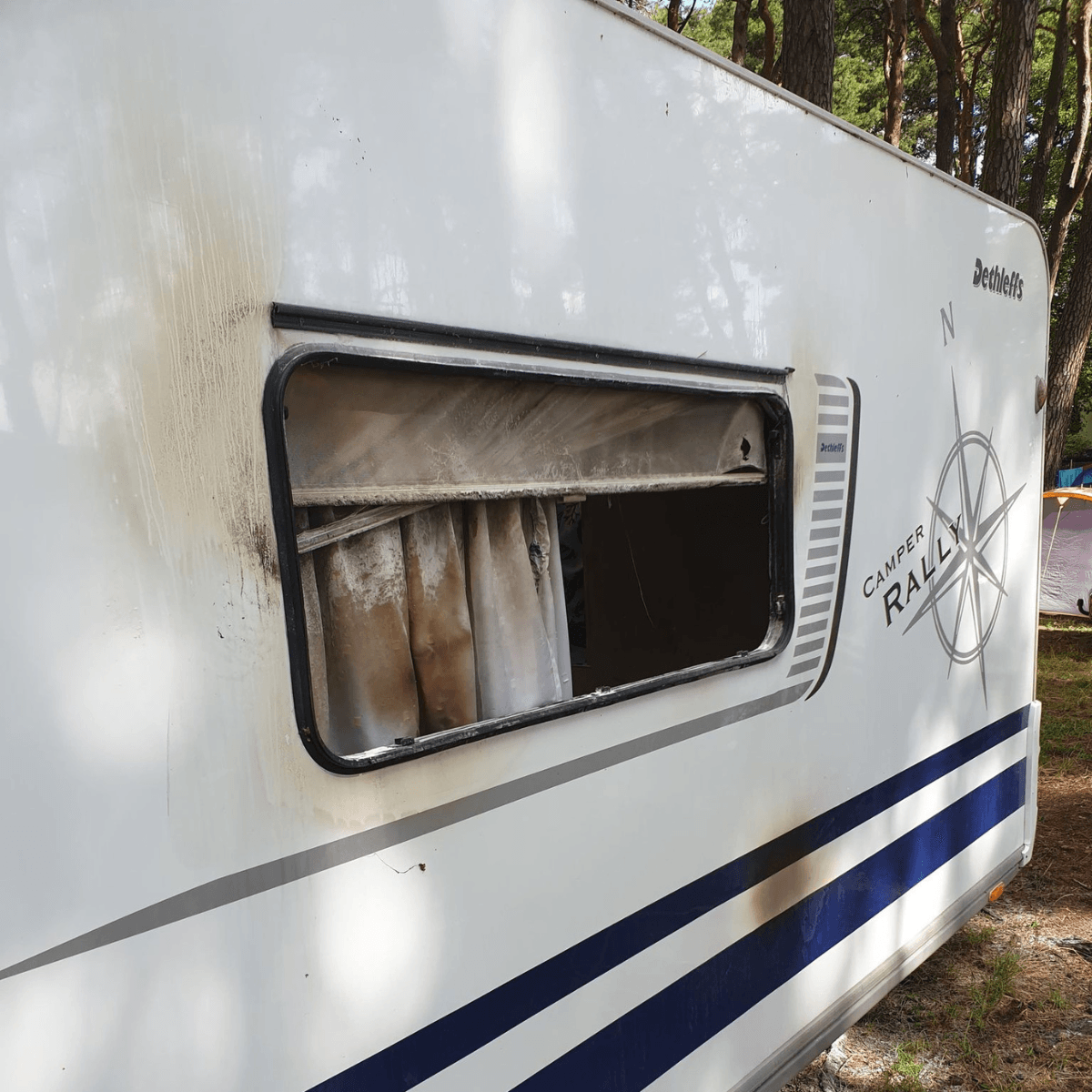 A fire in a caravan or motorhome - a trauma for life – main image