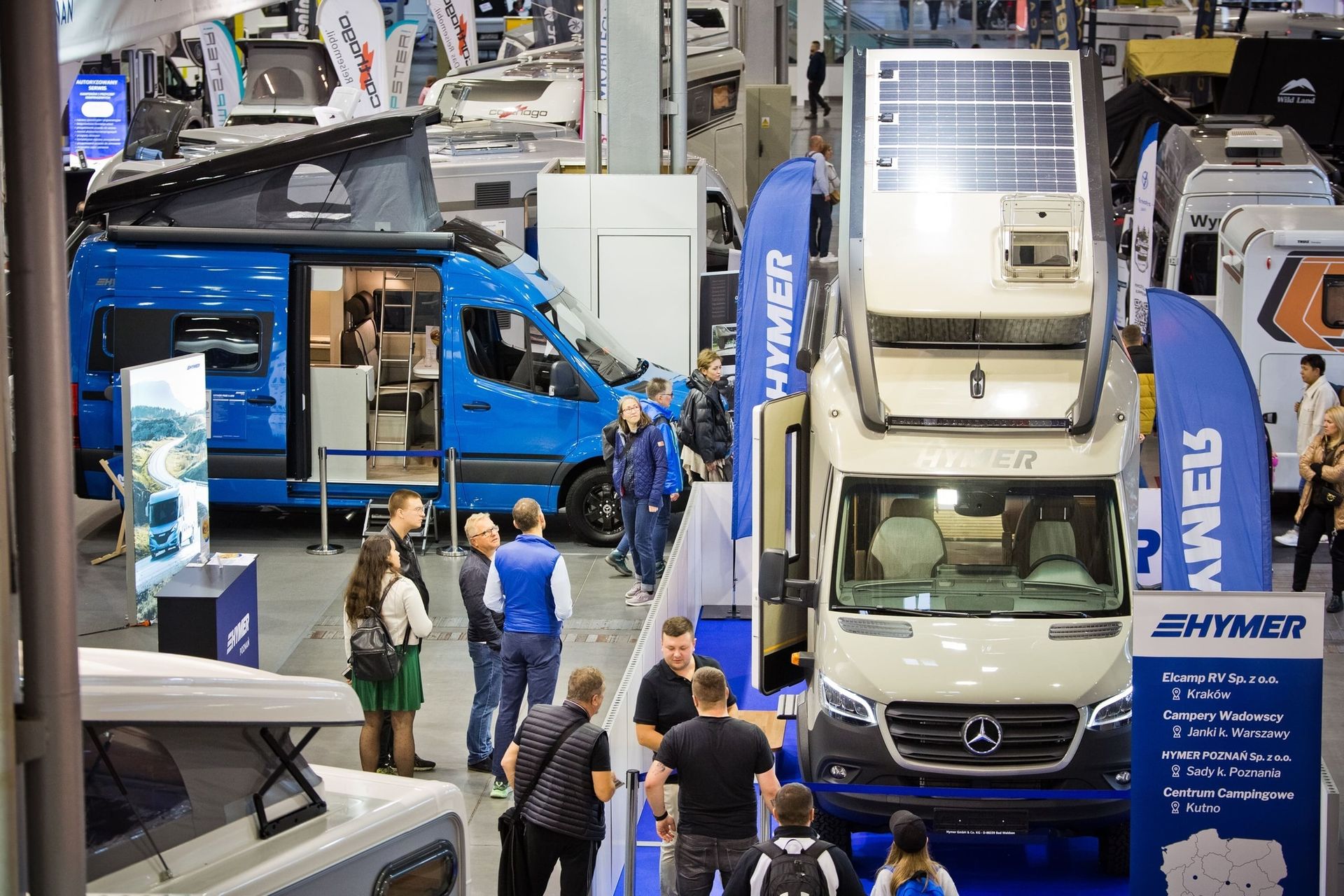 Erwin Hymer Group with factory stands at the fair in Poznań – main image