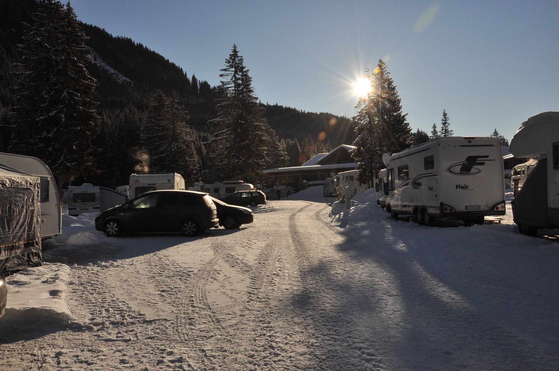 What is camping like in winter?