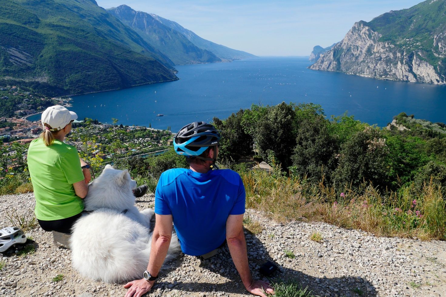 Cycle routes on the Garda River