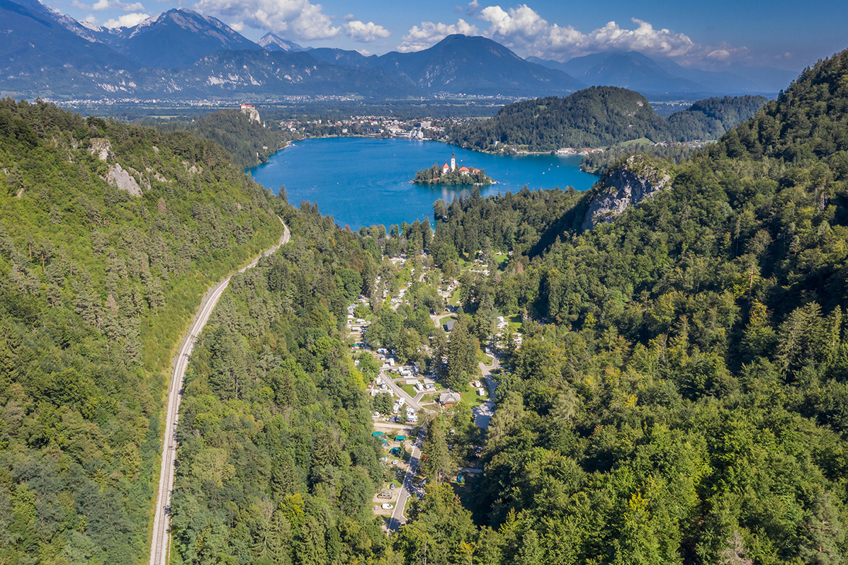 Camping Bled in Slovenia on Lake Bled
