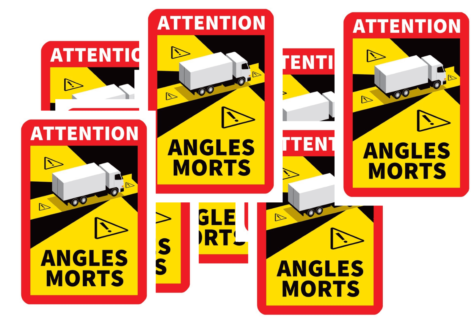 Angles Mortes stickers - France blind spot
