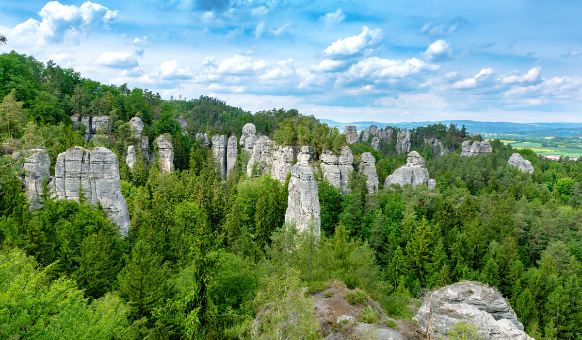 Hruboskalsko - skalne miasto