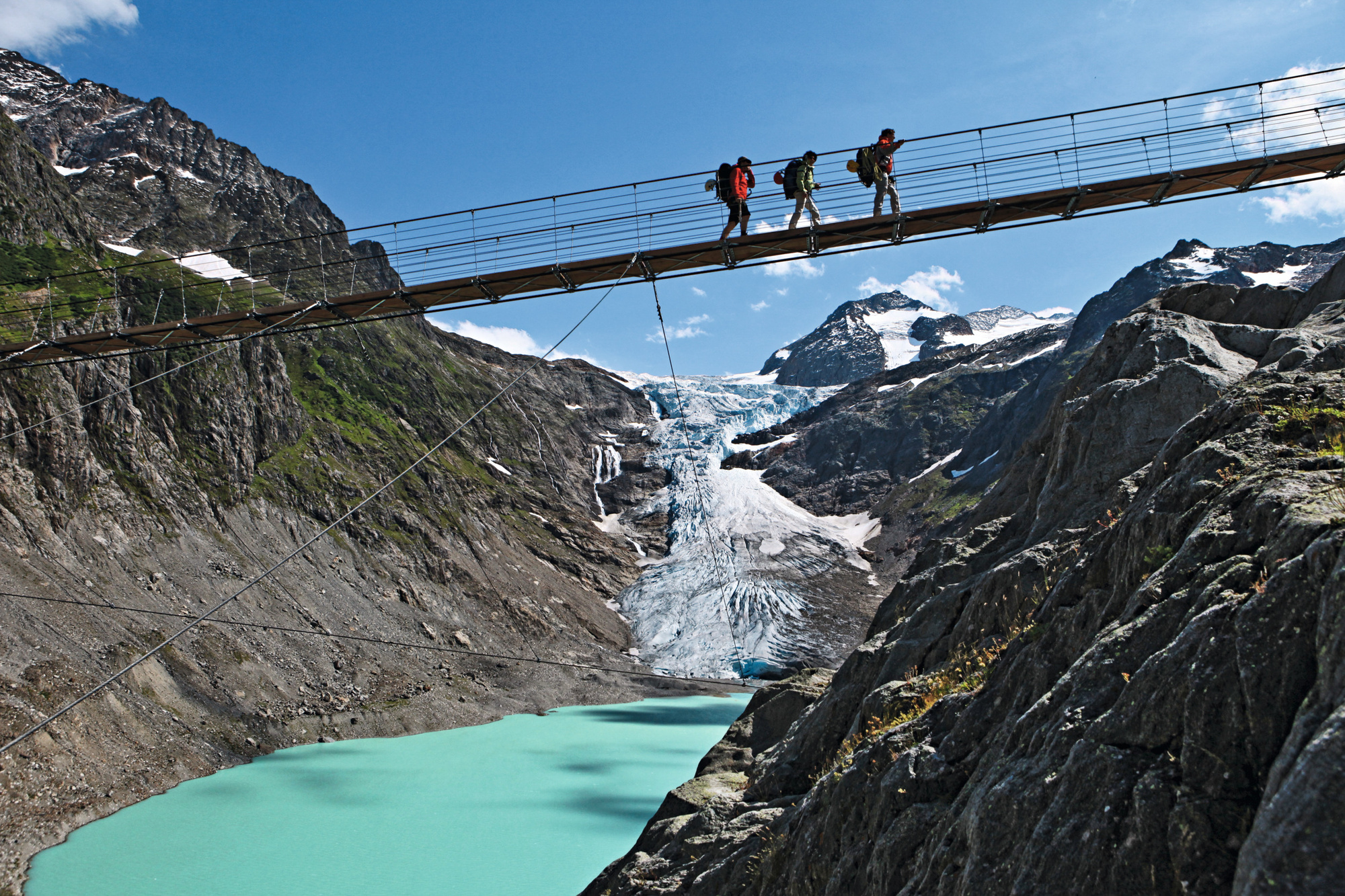 Triftbrucke suspension bridge