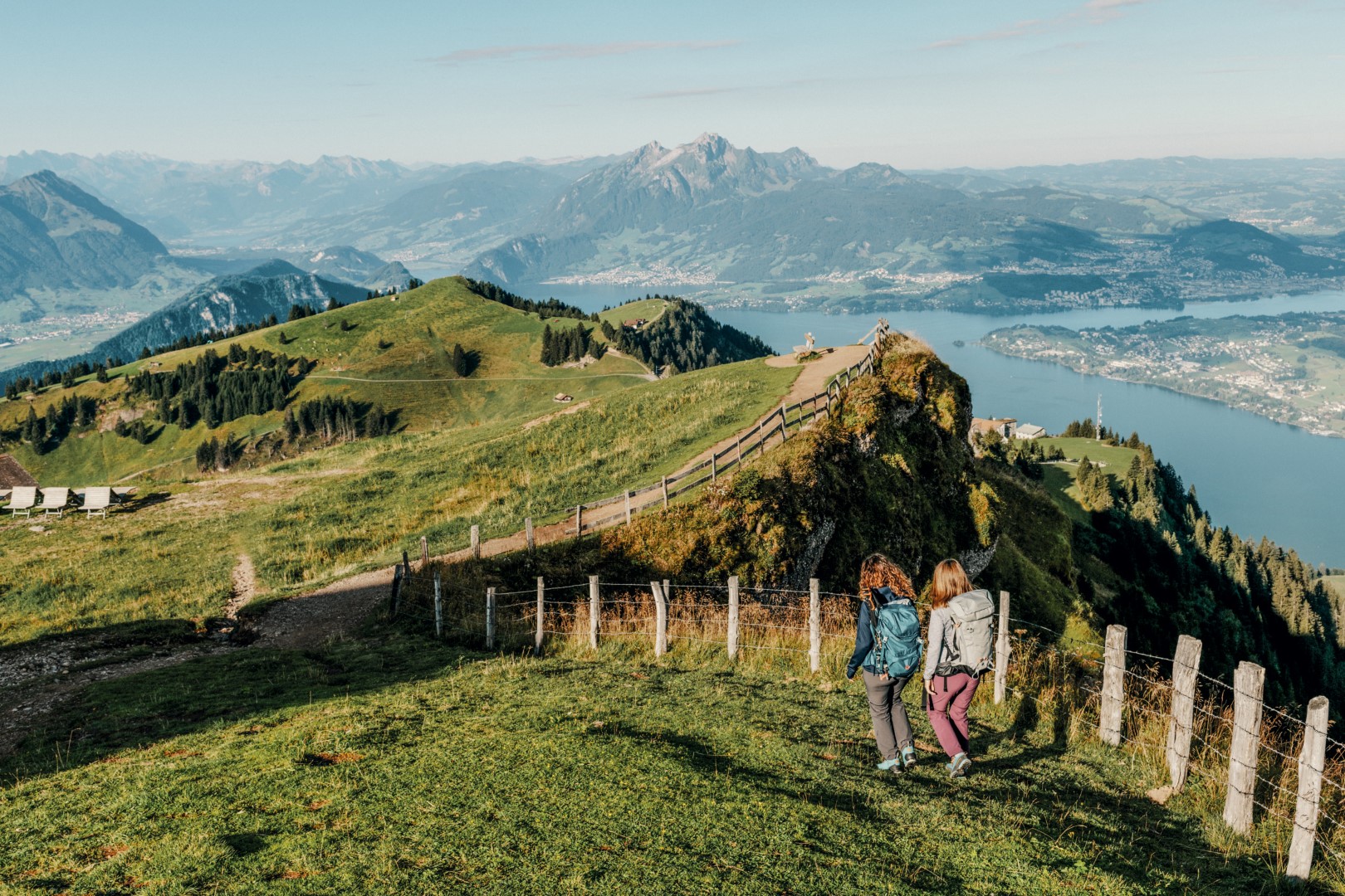 Rigi Hochflue – view of Lake Lucerne