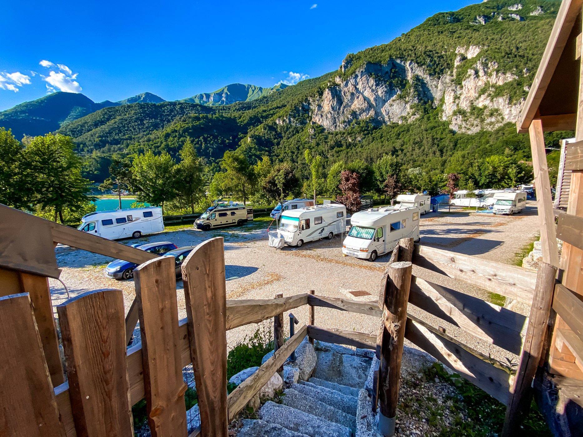 Camper over Garda