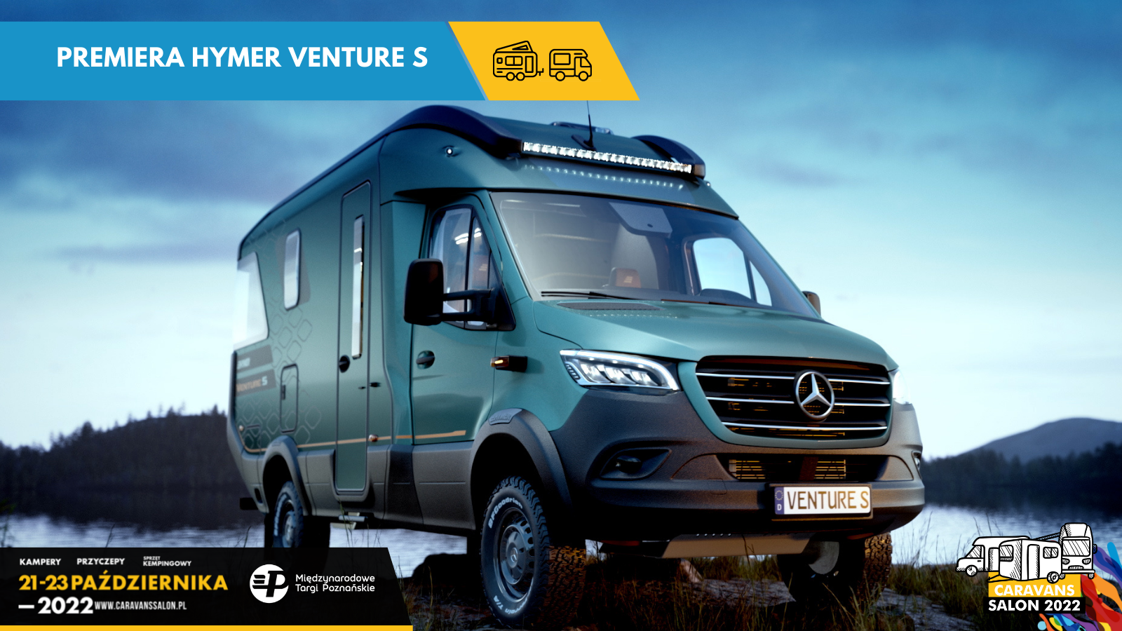 Gorąca premiera na Caravans Salon w Poznaniu - Hymer Venture S – zdjęcie 1