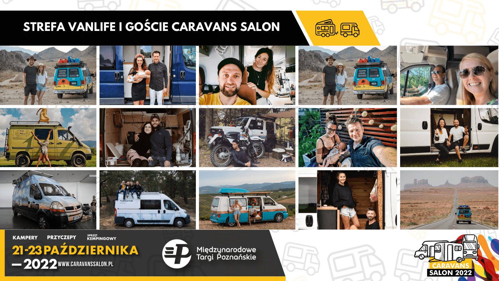 Życie na czterech kółkach, czyli gwiazdy w Strefie Vanlife na Caravans Salon 2022 – główne zdjęcie