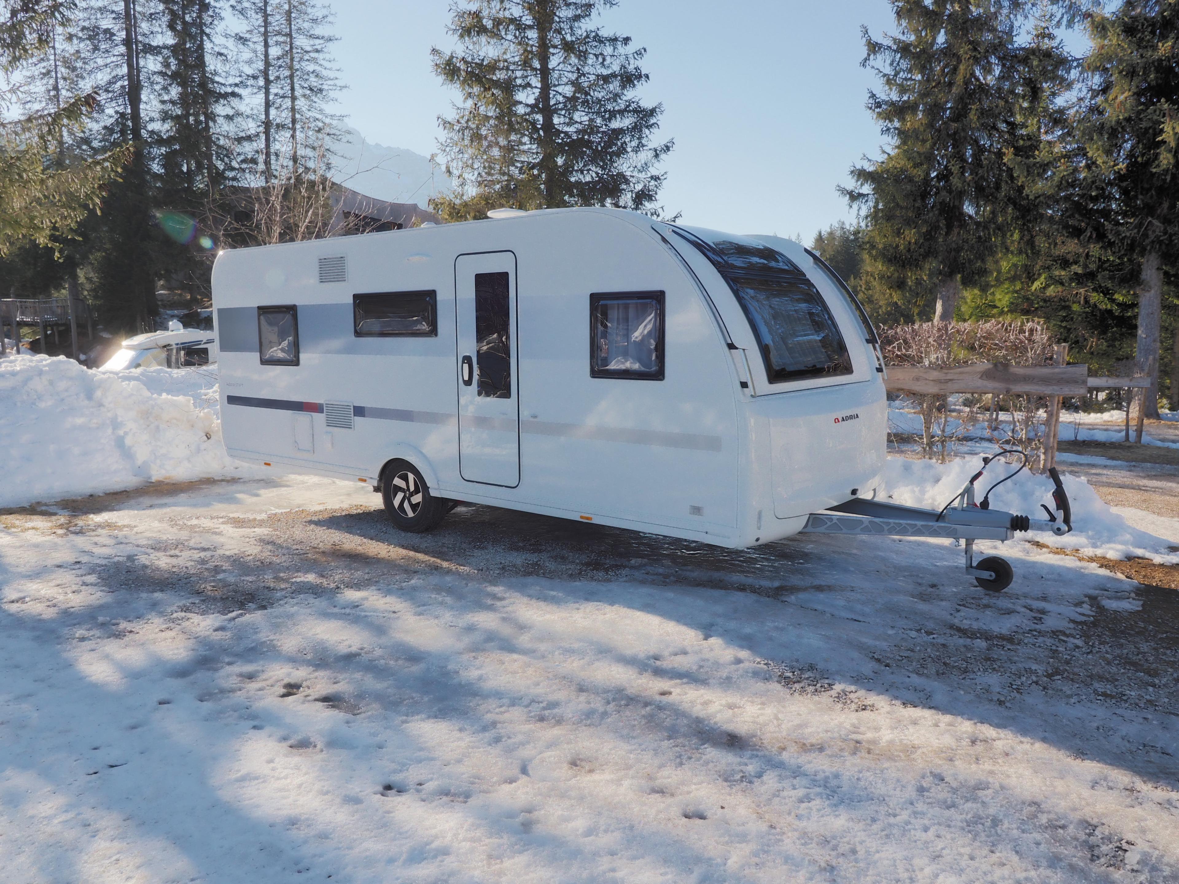 Adria Adora 573PT winter trailer test – image 1