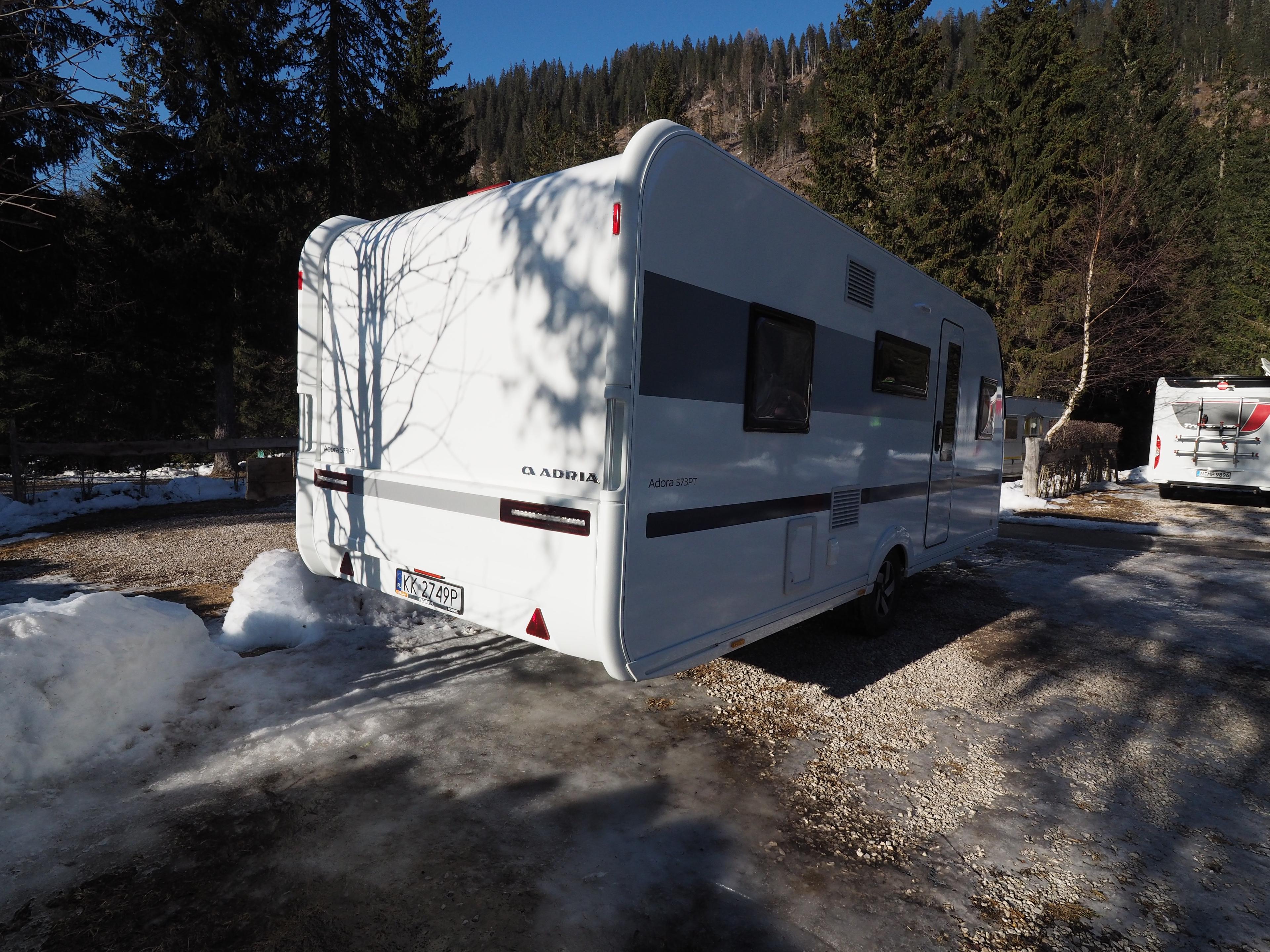 Adria Adora 573PT winter trailer test – image 2
