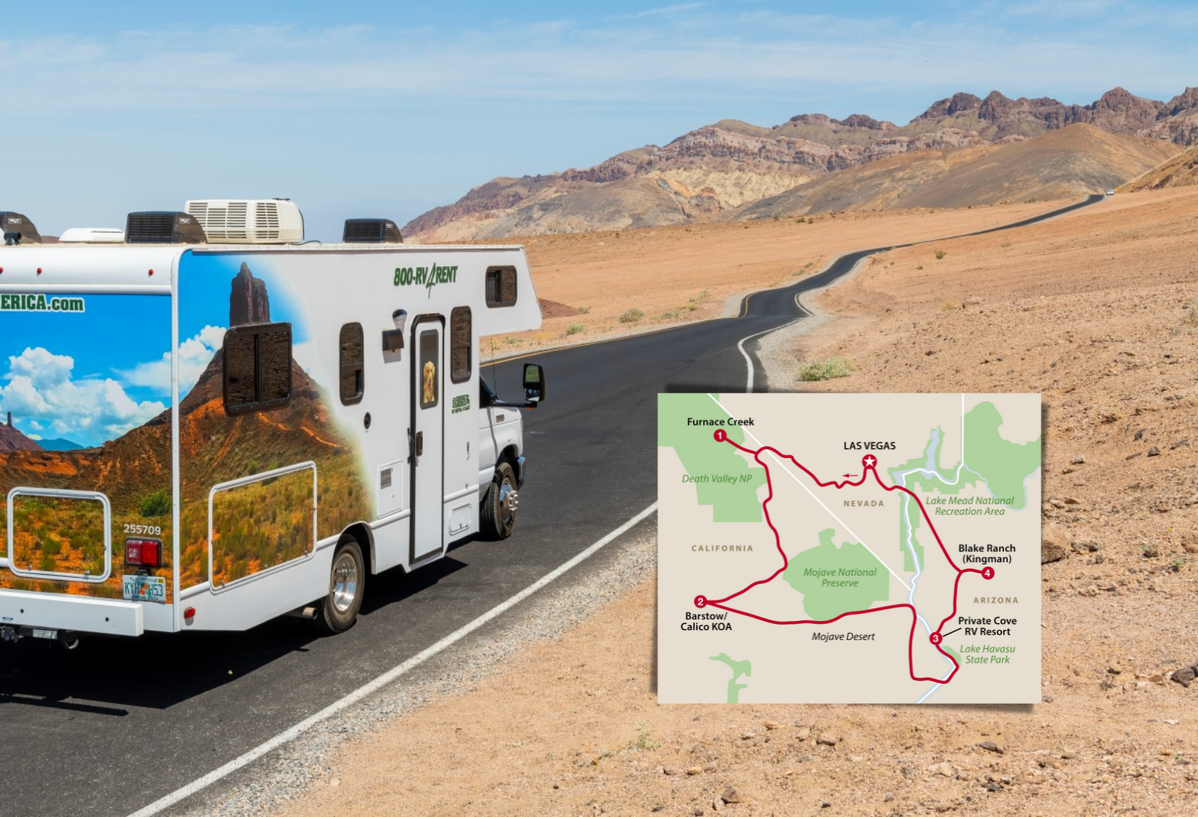 Dolina Śmierci i Jezioro Havasu – zdjęcie 1