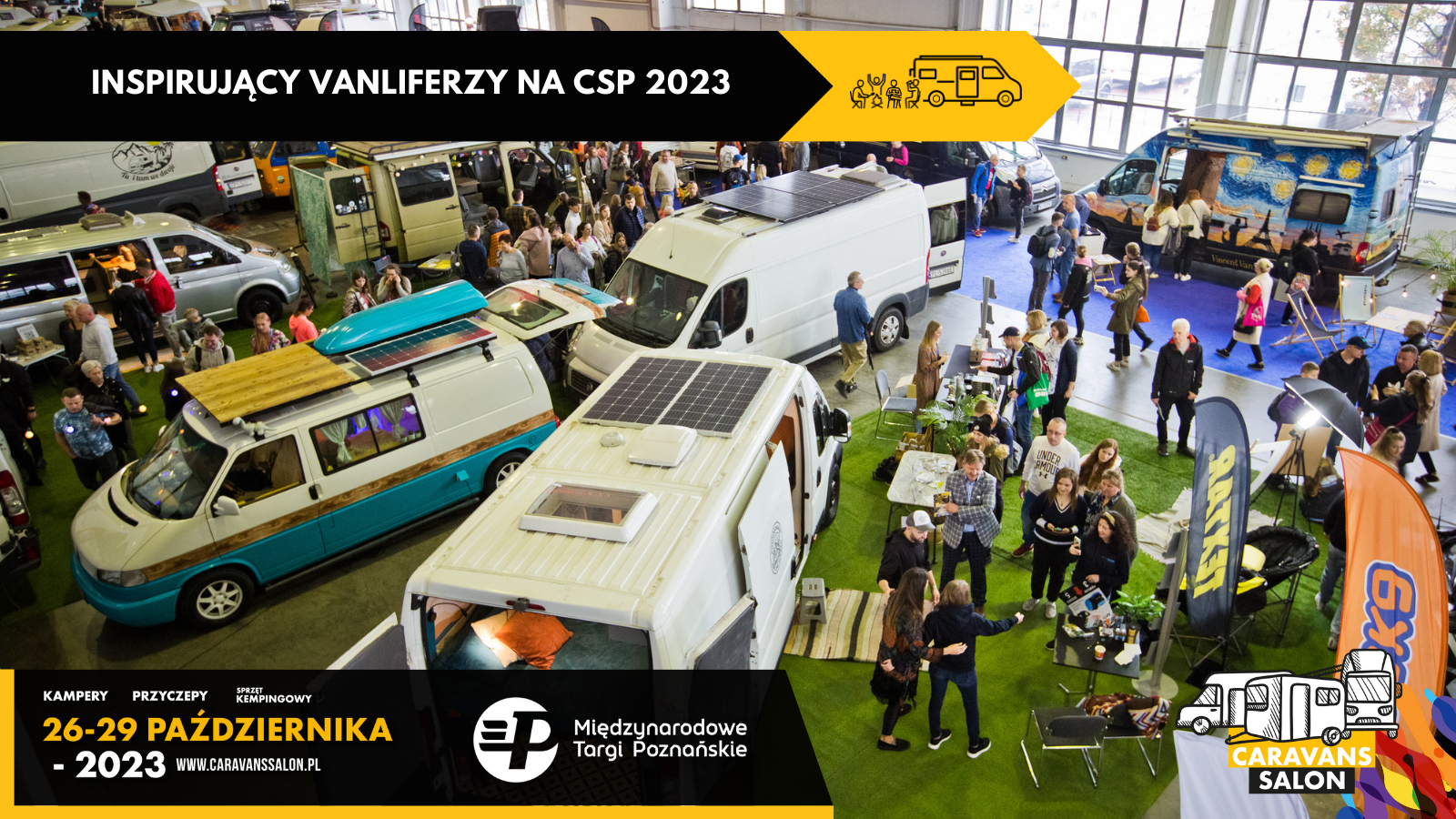 Zainspiruj się! Strefa Vanlife na Caravans Salon Poland 2023 – główne zdjęcie