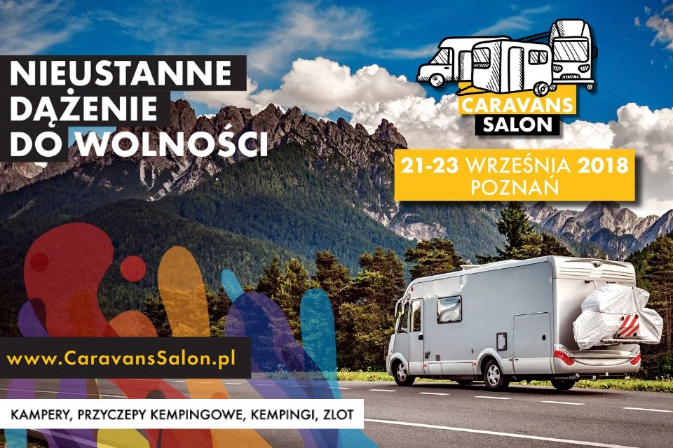 Caravans Salon Poland już 21-23 września 2018 w Poznaniu! - targi kamperów i przyczep kempingowych – główne zdjęcie