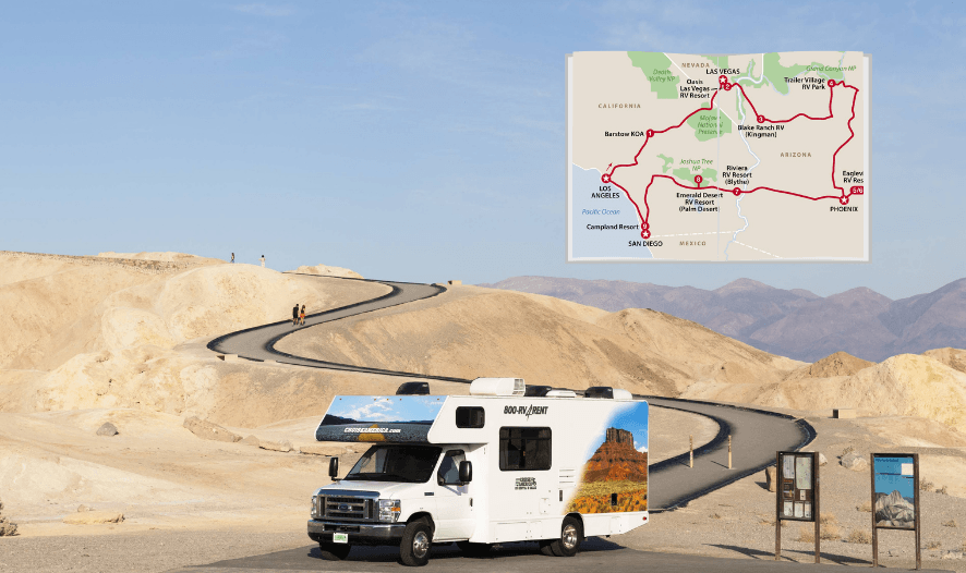 Trzy stany - Kalifornia, Nevada, Arizona - gotowa trasa kamperem po USA [KOSZTY!] – zdjęcie 1