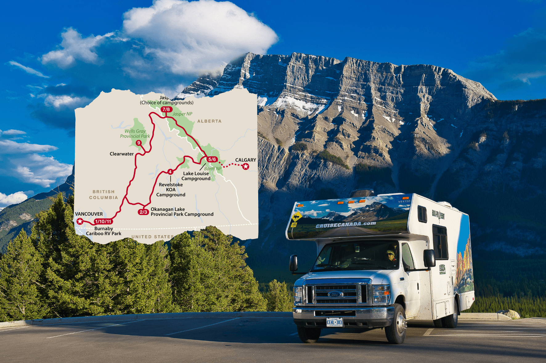 The best places in Western Canada - a ready-made motorhome route – main image