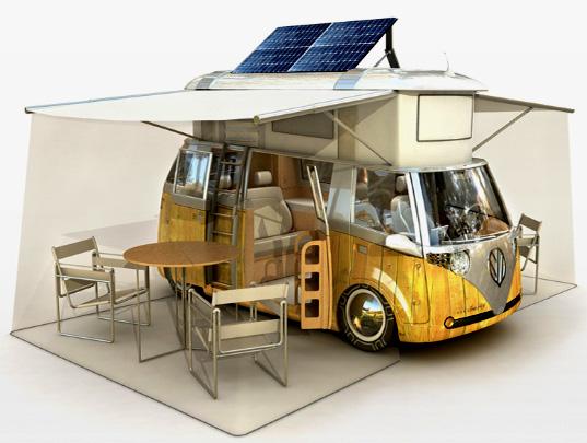 Solar panels in a motorhome – image 1