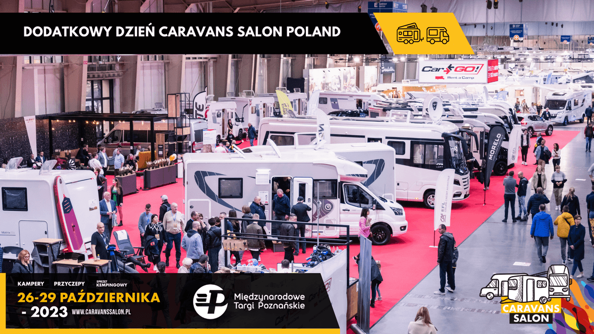 Caravans Salon 2023 in Poznań with an additional day for business – image 1