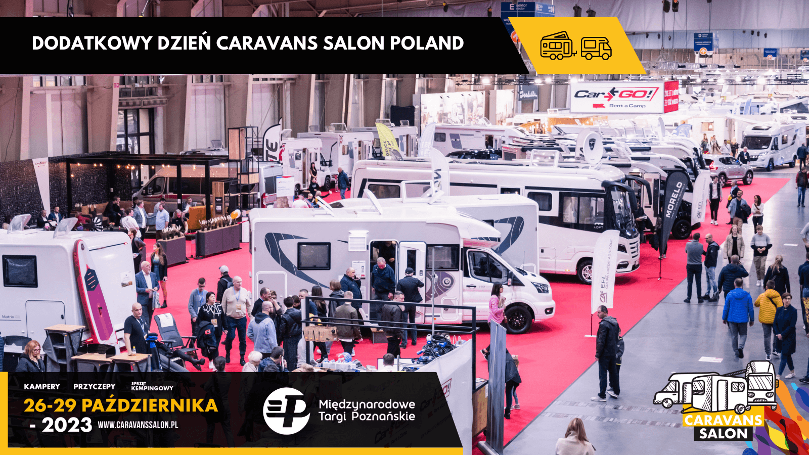 Caravans Salon 2023 in Poznań with an additional day for business – main image