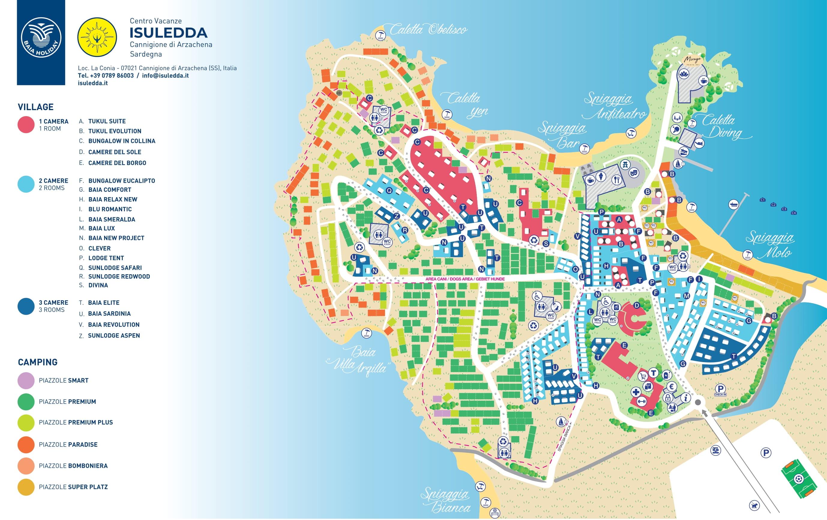 Centro Vacanze Isuledda – mapa