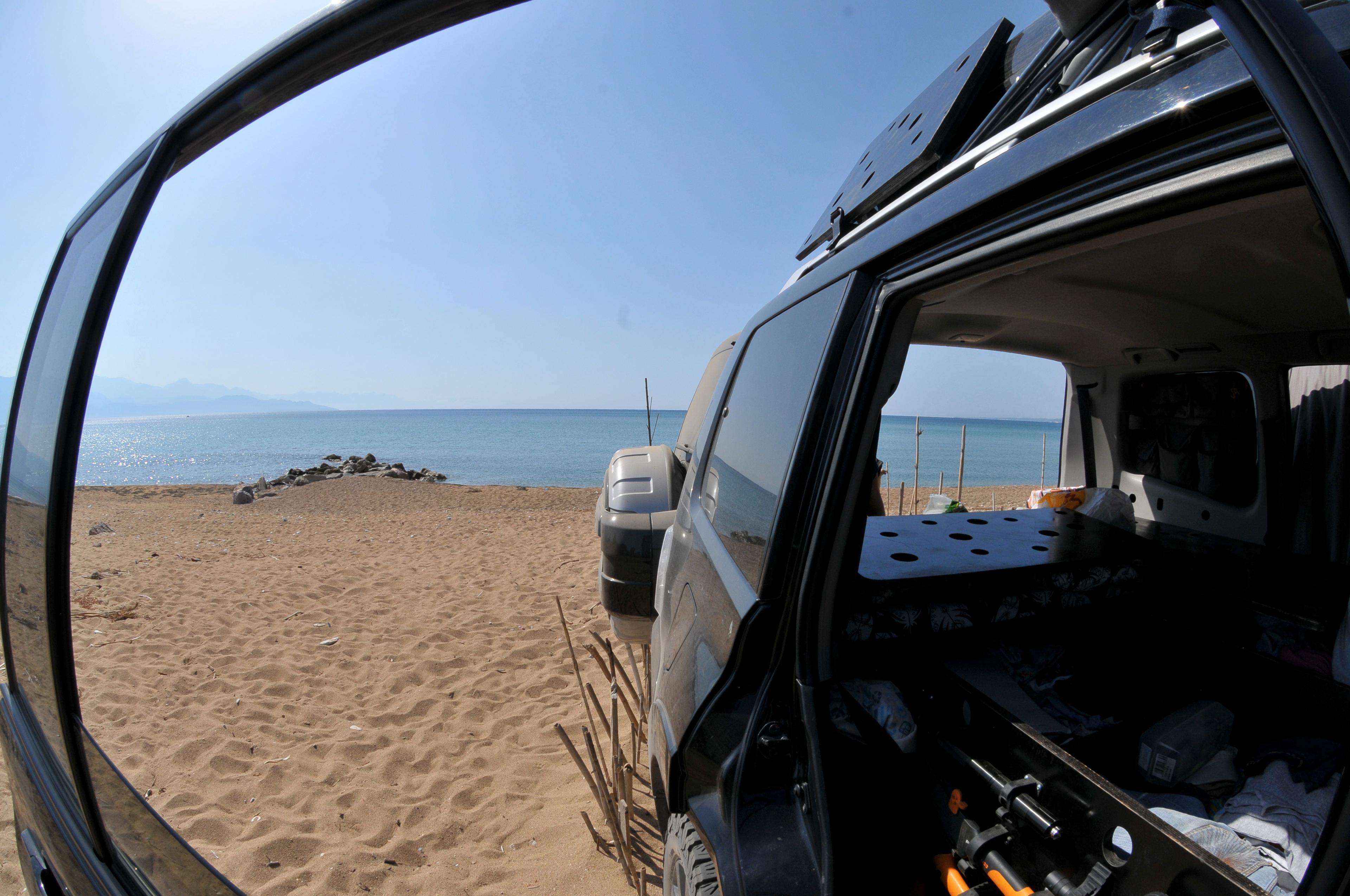 Projekt #PajeroCamper4x3 - relacje z podróży - Dzika Plaża na Peloponez – zdjęcie 2