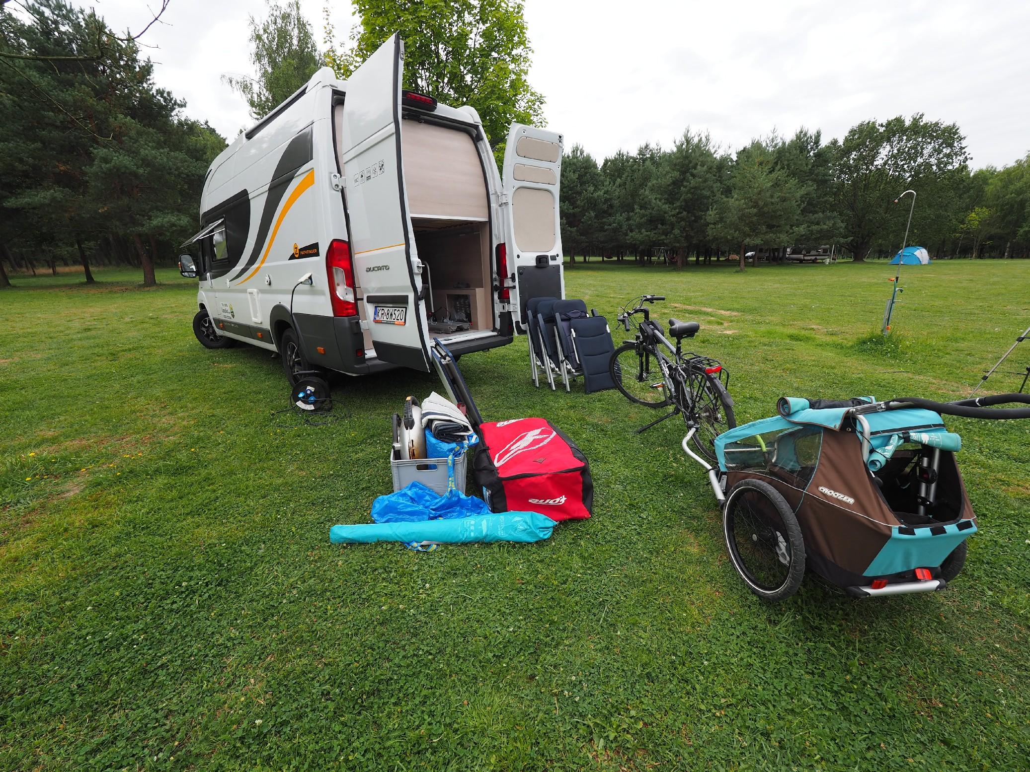 A bicycle camper, i.e. Globe-Traveler Pathfinder Z - Test CampRest – image 4