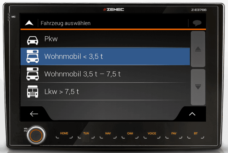 ZENEC Z-E3766 - media station and navigation for a motorhome (TEST) – image 1