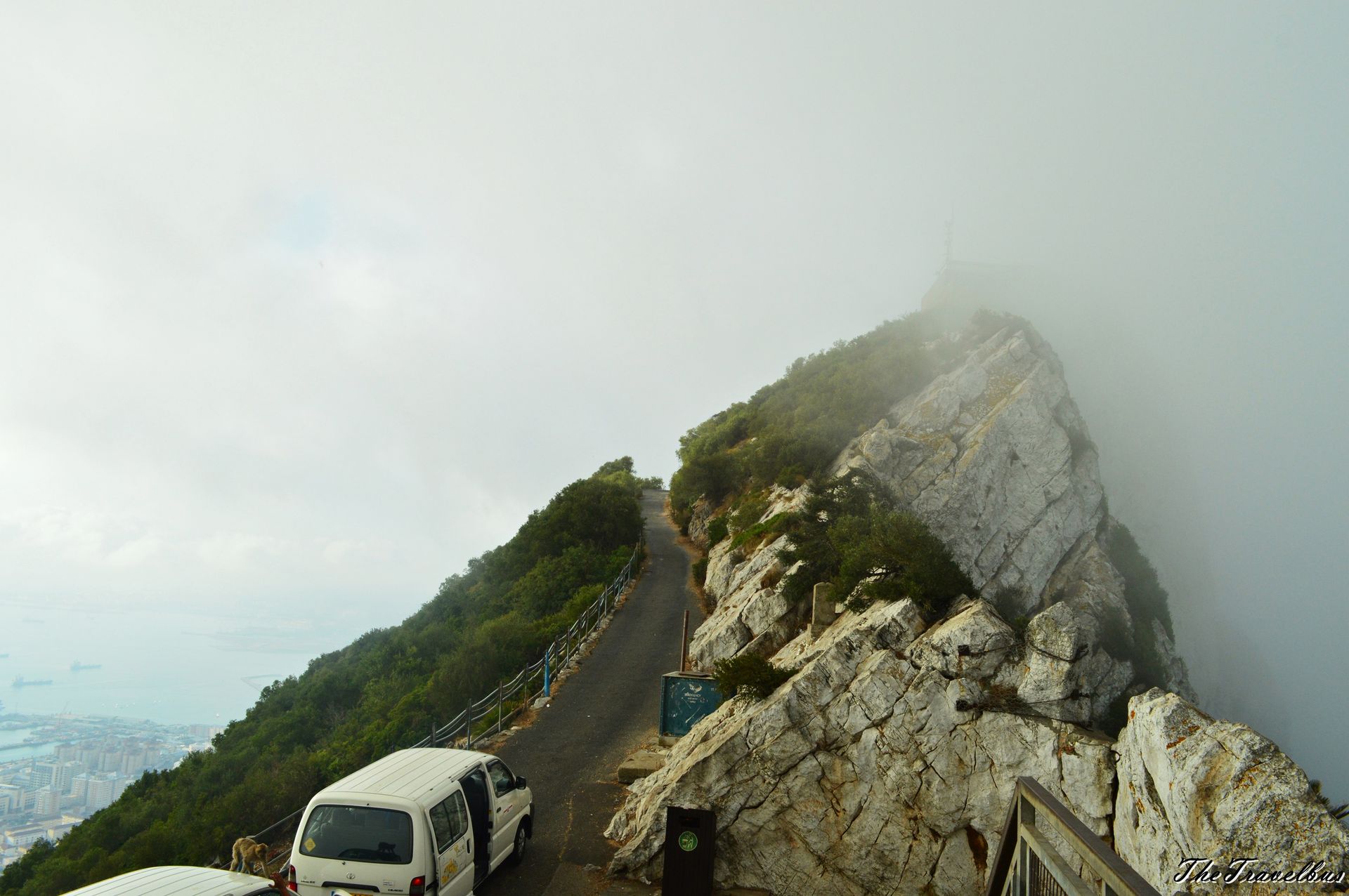 View from the top of Gibraltar